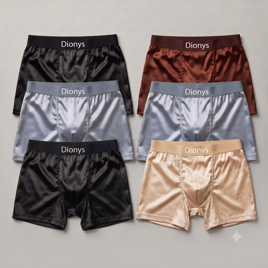 Pack de 6 Boxers en Soie Dionys™