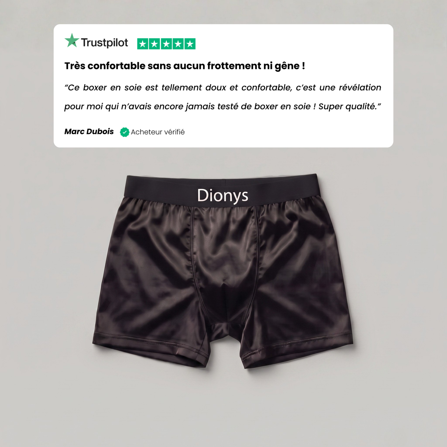 Lot de 4 Boxers en Soie Dionys™