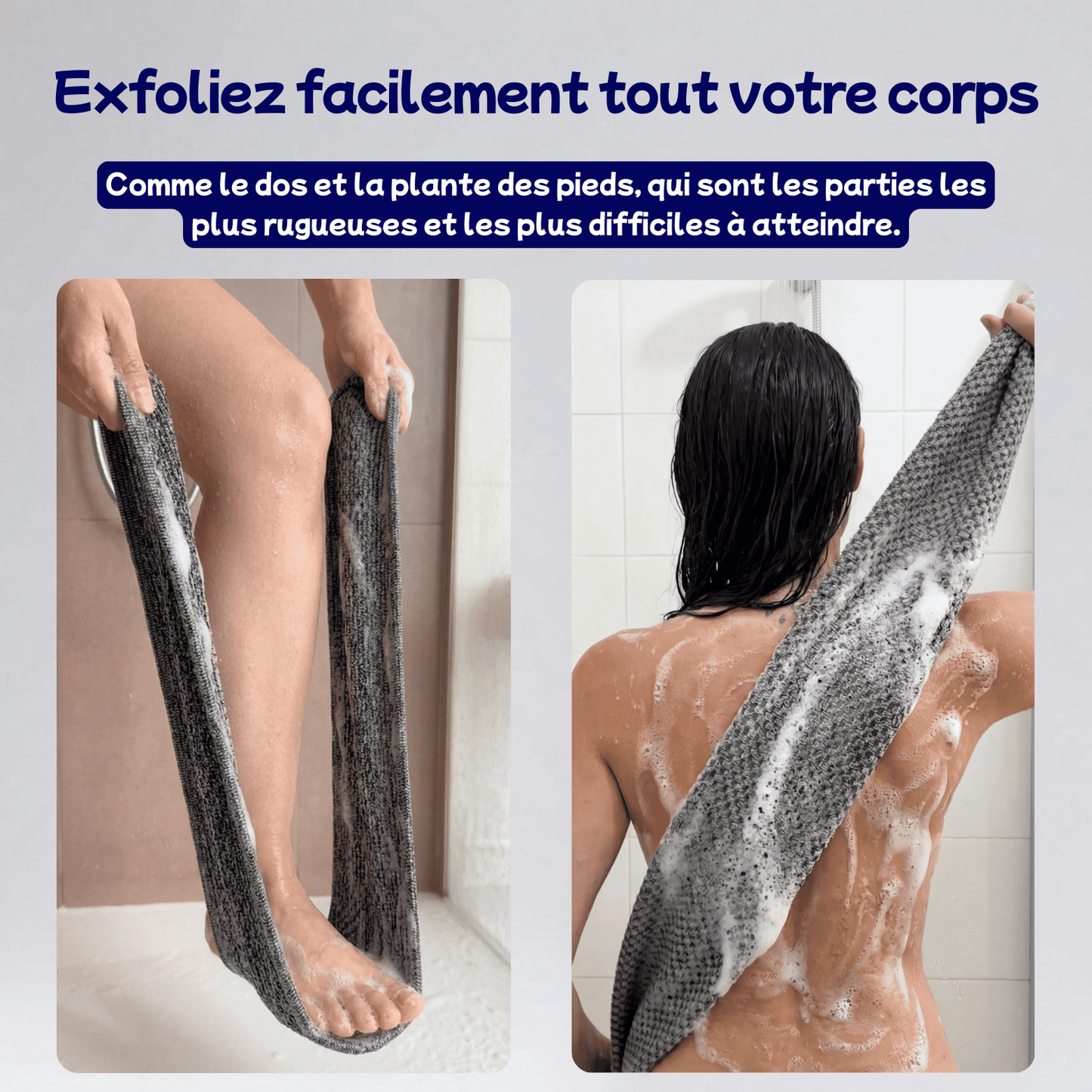 Pack de 3 Serviettes Exfoliante Japonaise